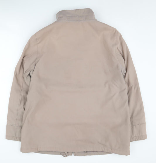 Womens UK Size 16 Debenhams Beige Basic Jacket