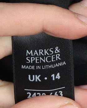 Marks & Spencer Women's Black Short Jacket Size 14
