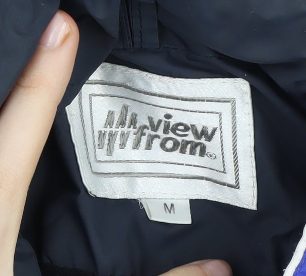 Mens UK Size M View From Blue Windbreaker Coat