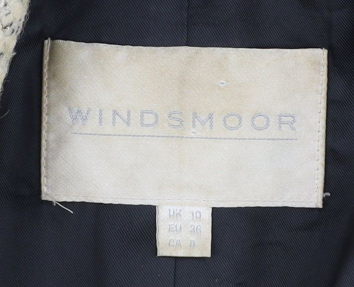 Womens UK Size 10 Windsmoor Beige Overcoat