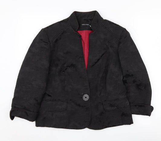 Womens UK Size 14 Dunnes Stores Black Blazer