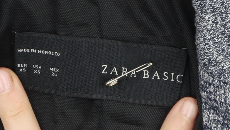 Zara Basic Women's Grey Flecked Blazer XS