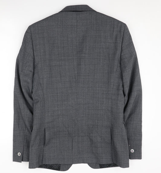 Mens UK Size 36 T.M.Lewin Regular Grey Suit Jacket