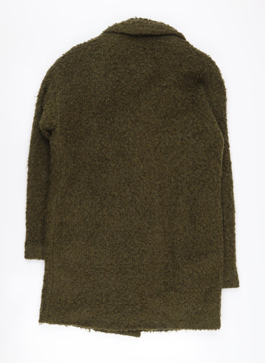 Clockhouse Women's Green Long Coat Size 8