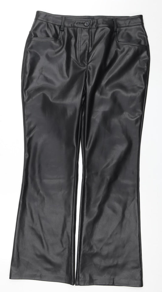 Womens UK Size 14 Klass Black Trousers