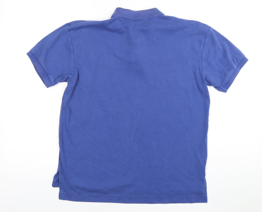 Ralph Lauren Men's Blue Polo Shirt M Casual Logo