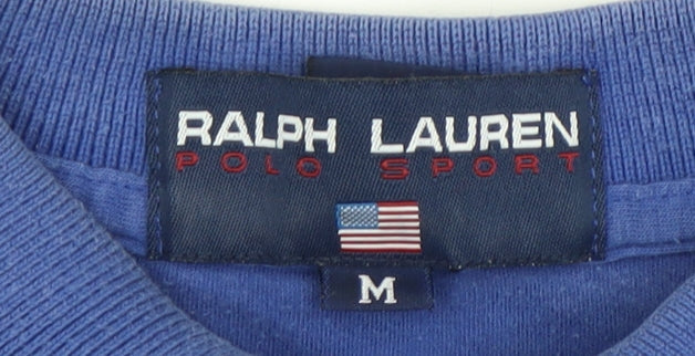 Ralph Lauren Men's Blue Polo Shirt M Casual Logo