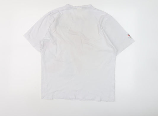 Womens UK Size S Team GB White Basic T-Shirt