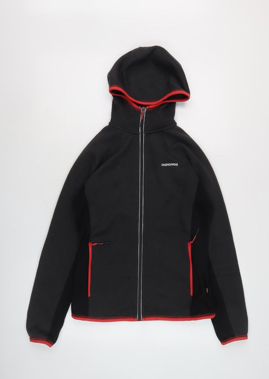 Womens UK Size 10 Craghoppers Black Full Zip Hoodie