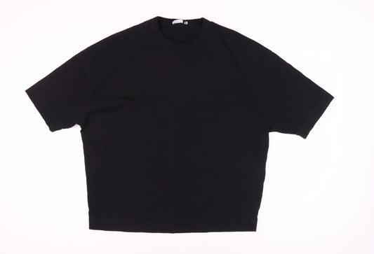Unisex Adults UK Size M ASOS DESIGN Black Basic T-Shirt