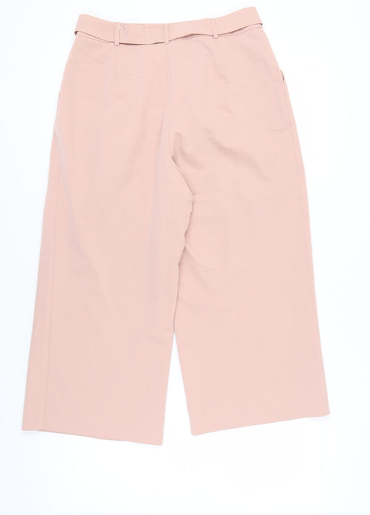 Womens UK Size 12 ASOS Relaxed Fit Pink Trousers