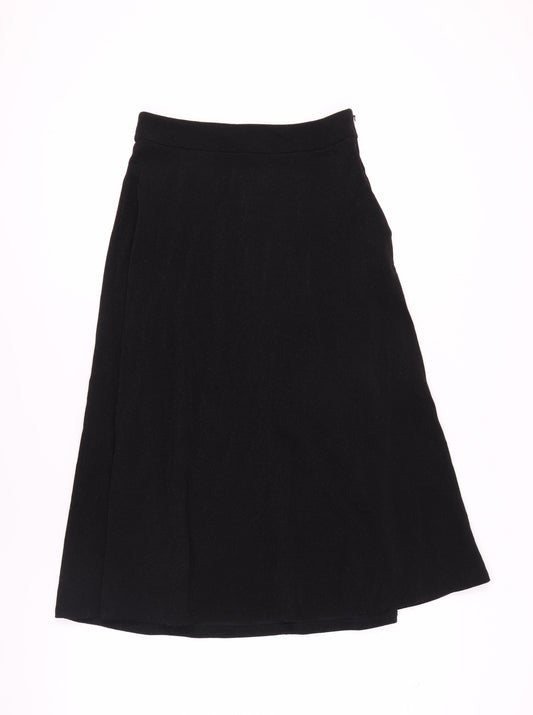 Additional front view of Jacqueline de Yong Women's Black A-Line Skirt S