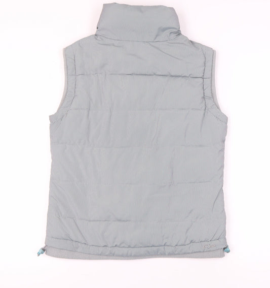 Fat Face Women's Blue Puffer Waistcoat Size 10