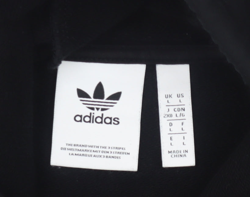 Adidas Men's Black Pullover Hoodie Size L