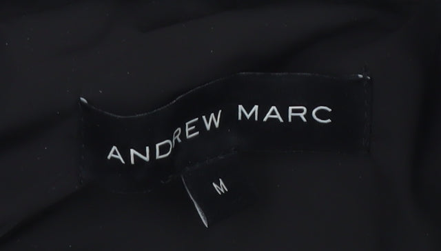 Andrew Marc Men's Black Quilted Waistcoat, Medium, Casual