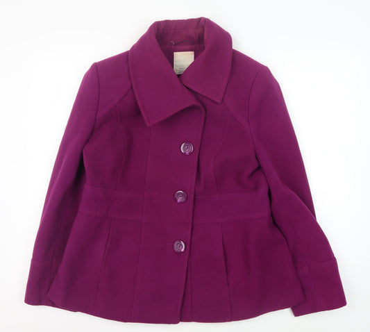 Womens UK Size 16 Debenhams Purple Basic Jacket