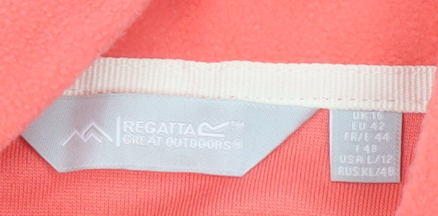 Regatta Women's Pink Fleece Sweatshirt Size 14