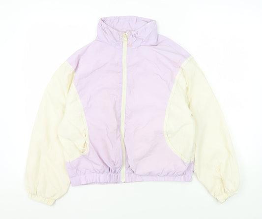 Additional front view of Zara Women's Multicoloured Track Jacket, size 10