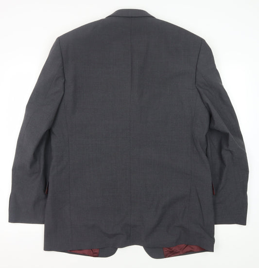 Mens UK Size 40 Brook Taverner Grey Suit Jacket