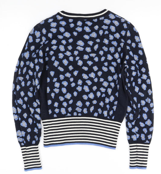 Womens UK Size 8 Marks and Spencer Blue Pullover Jumper