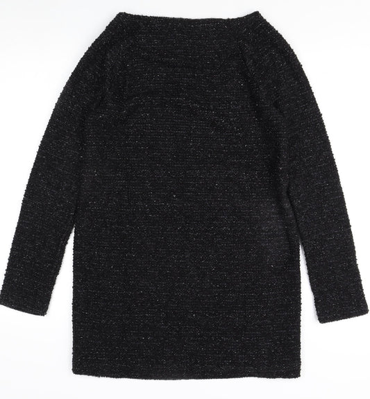 Womens UK Size 8 NEXT Black Pullover Jumper