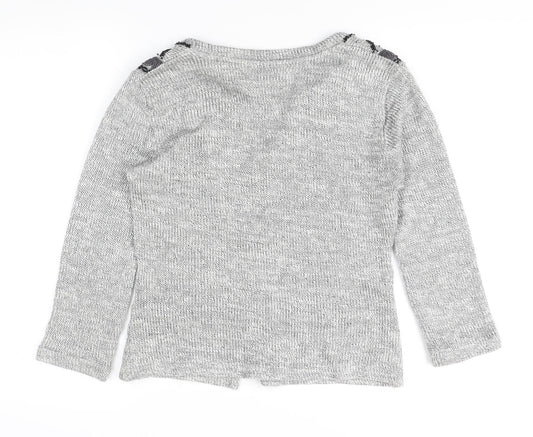 Womens UK Size S Marks and Spencer Grey Cardigan Jumper