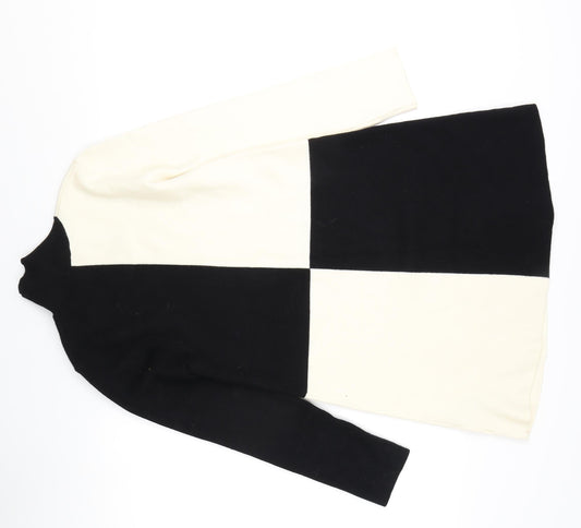 Womens UK Size S Zara Black Pullover Jumper