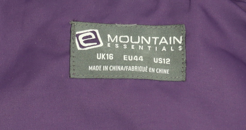Womens UK Size 16 Mountain Essentials Purple