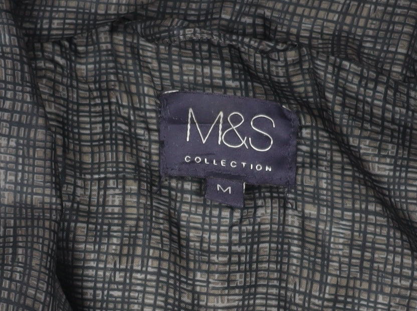 Womens UK Size M Marks and Spencer Grey Puffer Jacket