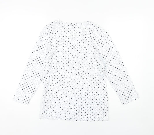Womens UK Size 10 Cotton Traders White T-Shirt