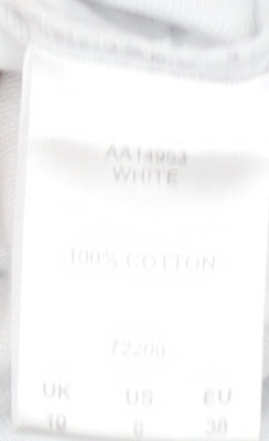 Womens UK Size 10 Cotton Traders White T-Shirt