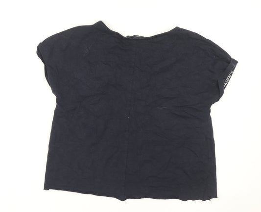 Womens UK Size 8 NEXT Black T-Shirt