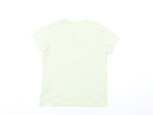 Womens UK Size S Levi's Green Basic T-Shirt
