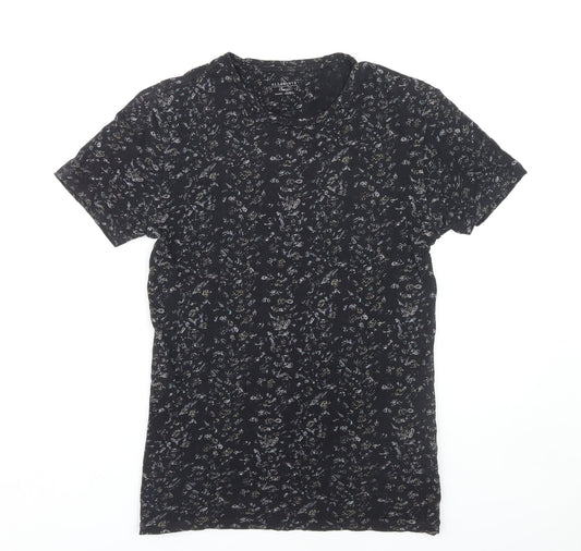 Womens UK Size XS AllSaints Black T-Shirt