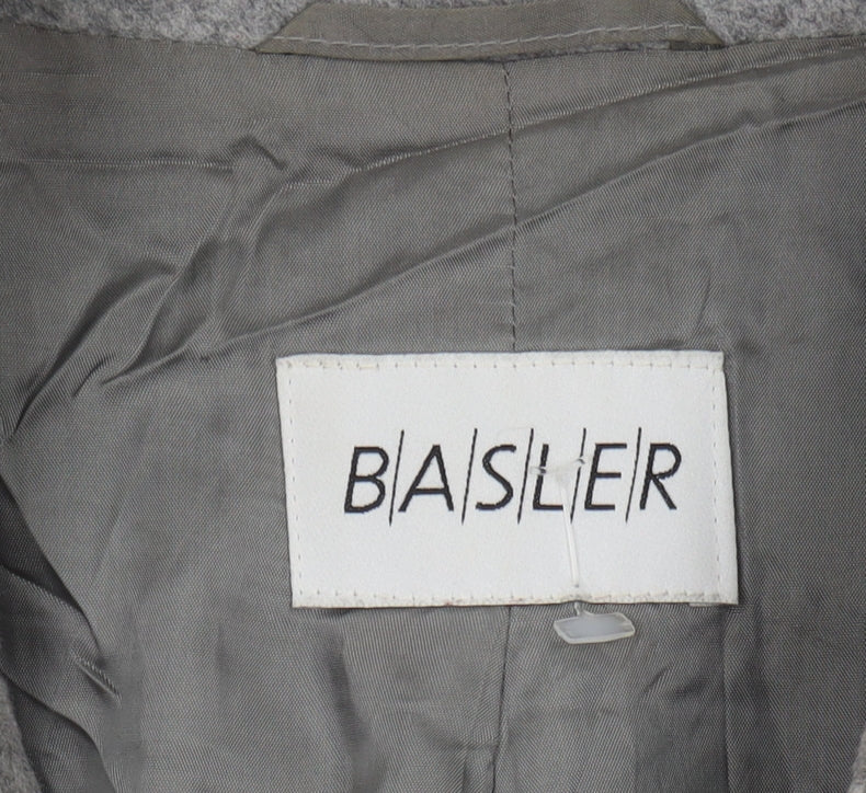 Basler Womens Grey Fur Suit Jacket Size 22