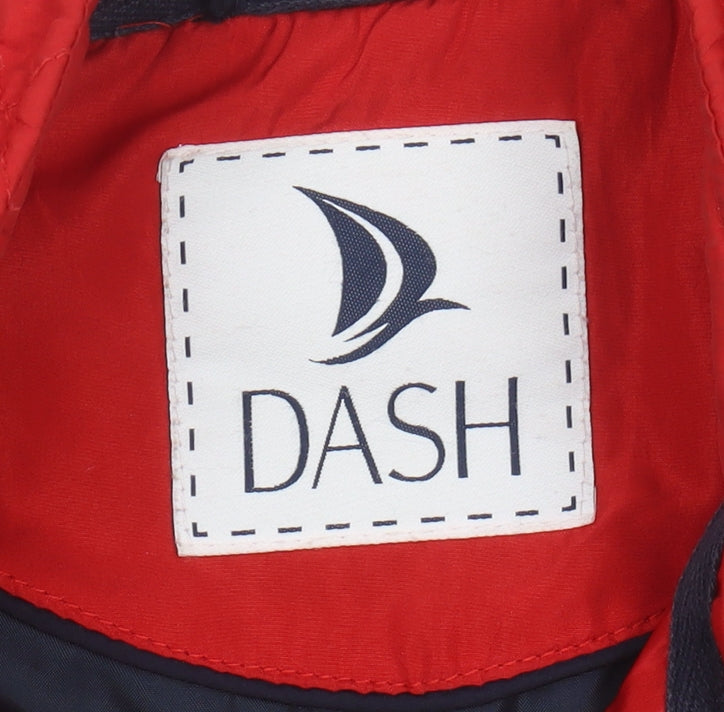 Dash Women's Red Quilted Mid-Length Jacket Size 14