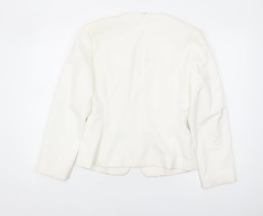 Womens UK Size 10 Alexon Regular Ivory Blazer