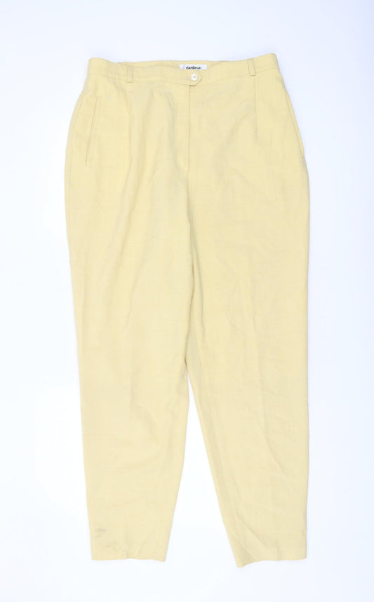 Womens UK Size 18 GARDEUR Beige Trousers