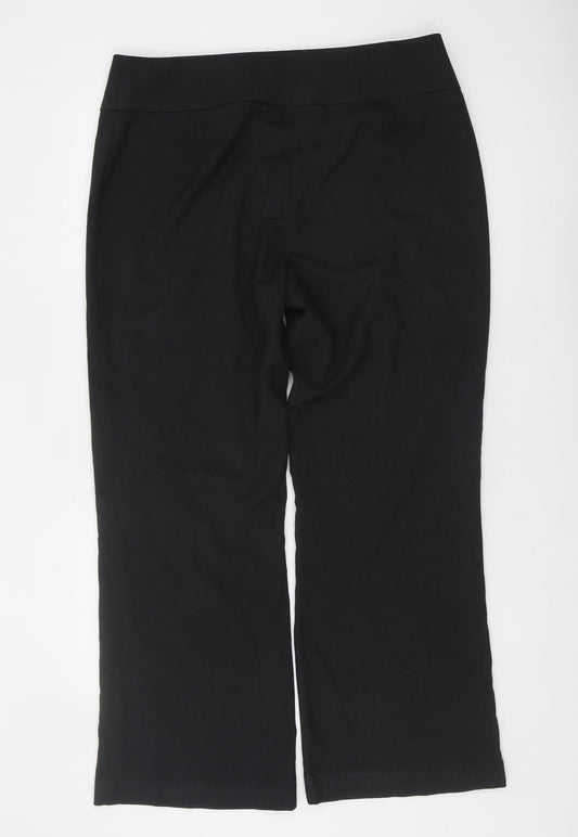 Womens UK Size 16 Marks and Spencer Black Trousers
