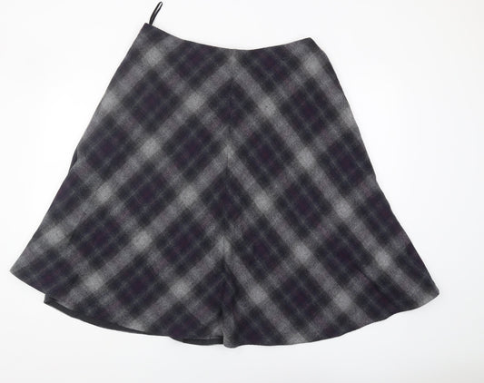 Womens UK Size 16 Marks and Spencer A-Line Wool Skirt