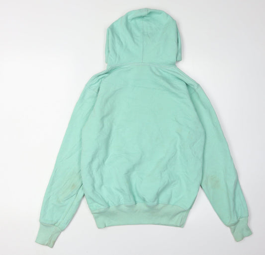 Adidas Unisex Green Pullover Hoodie, M, Casual Autumn Wear