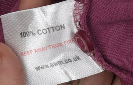 James Pringle Men's Purple Polo Shirt Size M