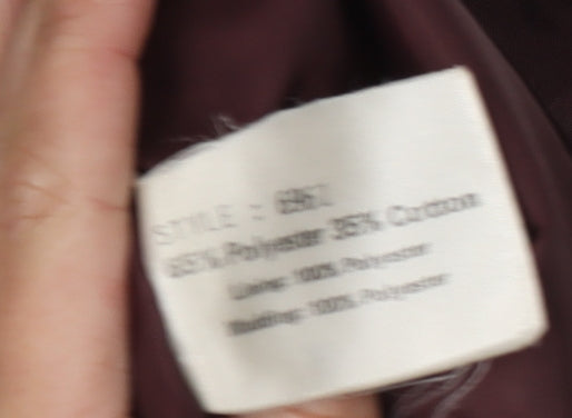 Womens UK Size 12 Telemac Brown Overcoat