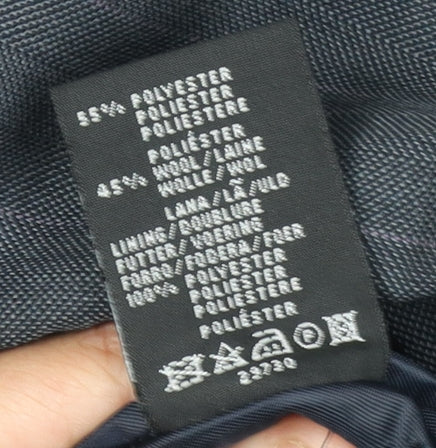 Mens UK Size 42 C&A Regular Black Suit Jacket