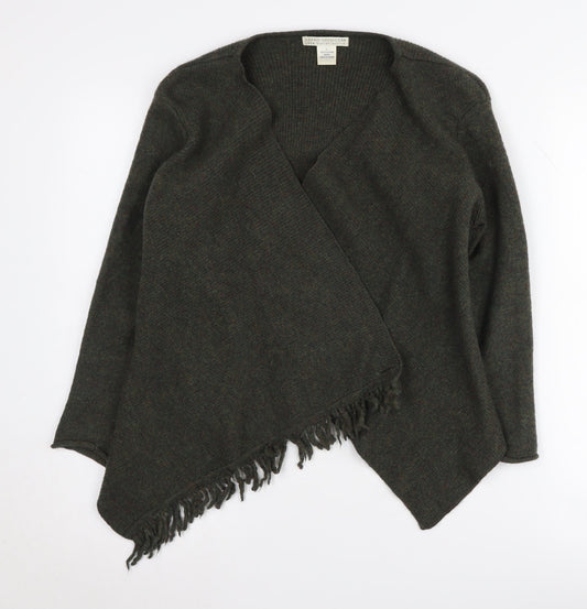 Sarah Spencer Women's Brown Wrap Jumper L