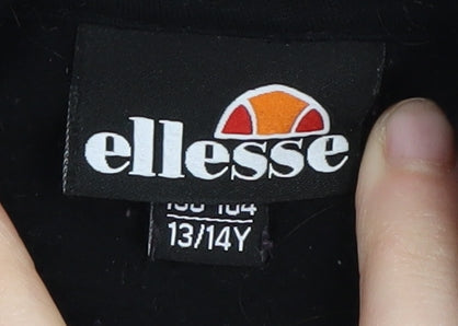 Additional view of Ellesse girls’' black multicoloured pullover hoodie 13-14 y
