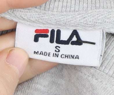 Unisex Adults UK Size S FILA Grey Pullover Sweatshirt