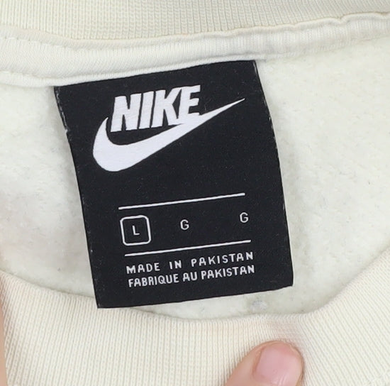Nike Women's Ivory Pullover Sweatshirt - Size L
