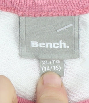 Additional view of Bench girls’ pink tie-dye pullover sweatshirt xl