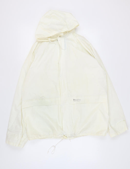Womens UK Size XL Regatta Ivory Rain Coat